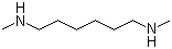 structure of CAS# 13093-04-4, N,N'-Dimethyl-1,6-hexanediamine;1,6-Bis(methylamino)hexane