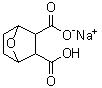 7-Oxabicyclo[2.2.1]heptane-2,3-dicarboxylic acid monosodium salt molecular structure (CAS 13114-29-9)
