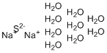 Sodium sulfide nonahydrate molecular structure (CAS 1313-84-4)