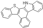 结构式 CAS# 1313395-18-4, 14H-苯并[c][1]苯并噻吩并[2,3-a]咔唑