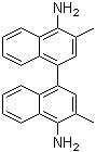 结构式 CAS# 13138-48-2, 3,3'-二甲基萘啶; 3,3'-二甲基-(1,1'-联萘)-4,4'-二胺