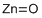 Zinc oxide  molecular structure (CAS 1314-13-2)