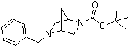 结构式 CAS# 132666-68-3, (1S,4S)-5-(苯甲基)-2,5-二氮杂双环[2.2.1]庚烷-2-甲酸叔丁酯