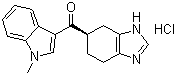 structure of CAS# 132907-72-3, Ramosetron hydrochloride ;(1-Methylindol-3-yl)-[(5R)-4,5,6,7-tetrahydro-3H-benzimidazol-5-yl]methanone hydrochloride