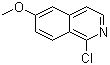 1-Chloro-6-methoxyisoquinoline molecular structure (CAS 132997-77-4)
