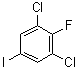 1,3-Dichloro-2-fluoro-5-iodobenzene molecular structure (CAS 133307-08-1)