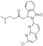 Pagoclone molecular structure (CAS 133737-32-3)