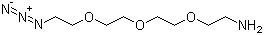 结构式 CAS# 134179-38-7, 1-氨基-11-叠氮-3,6,9-三氧杂十一烷