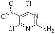 结构式 CAS# 134716-82-8, 4,6-二氯-5-硝基-2-嘧啶胺