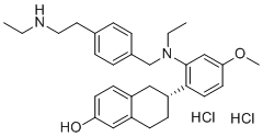 结构式 CAS# 1349723-93-8, 依拉司群二盐酸盐