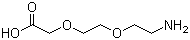structure of CAS# 134978-97-5, 2-(2-(2-Aminoethoxy)ethoxy)acetic acid;H2N-PEG2-CH2COOH