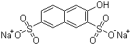 Disodium 2-naphthol-3,6-disulfonate molecular structure (CAS 135-51-3)
