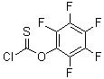 Perfluorophenyl chlorothioformate molecular structure (CAS 135192-53-9)