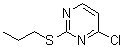 4-Chloro-2-propylsulfanylpyrimidine molecular structure (CAS 1351990-36-7)