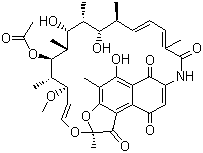 structure of CAS# 13553-79-2, Rifamycin S;1,4-Dideoxy-1,4-dihydro-1,4-dioxo-rifamycin