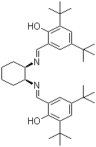 structure of CAS# 135616-40-9, (R,R)-(-)-N,N'-Bis(3,5-di-tert-butylsalicylidene)-1,2-cyclohexanediamine