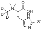 结构式 CAS# 1356933-89-5, L-(+)-麦角硫因-d3