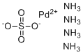 Tetraamminepalladium sulfate molecular structure (CAS 13601-06-4)