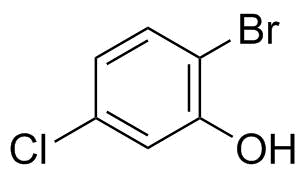 2-Bromo-5-chlorophenol molecular structure (CAS 13659-23-9)