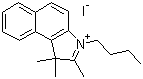 3-Butyl-1,1,2-trimethyl-1H-benz[e]indolium iodide molecular structure (CAS 137107-72-3)