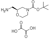 (2S)-2-(Aminomethyl)-4-morpholinecarboxylic acid 1,1-dimethylethyl ester ethanedioate (1:1) molecular structure (CAS 1373255-08-3)