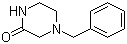 4-苄基哌嗪-2-酮分子结构 (CAS 13754-41-1)