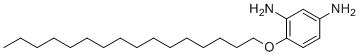 结构式 CAS# 137819-03-5, 4-(十六烷氧基)苯-1,3-二胺