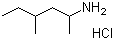 4-Methyl-2-hexanamine hydrochloride molecular structure (CAS 13803-74-2)