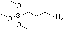 structure of CAS# 13822-56-5, 3-Aminopropyltrimethoxysilane;3-(Trimethoxysilyl)-1-propanamine