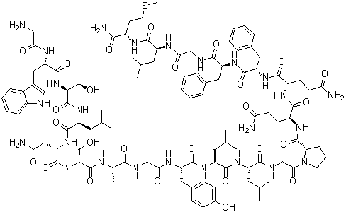结构式 CAS# 138579-66-5, Galantide