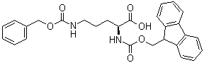 N2-[(9H-Fluoren-9-ylmethoxy)carbonyl]-N5-[(phenylmethoxy)carbonyl]-L-ornithine molecular structure (CAS 138775-07-2)