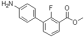 structure of CAS# 1389287-35-7, Methyl 4'-amino-2-fluorobiphenyl-3-carboxylate