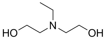 N-Ethyldiethanolamine molecular structure (CAS 139-87-7)