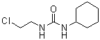 结构式 CAS# 13908-11-7, N-(2-氯乙基)-N'-环己基脲