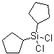 Dicyclopentyldichlorosilane molecular structure (CAS 139147-73-2)