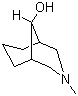 3-Methyl-3-azabicyclo[3.3.1]nonan-9-ol molecular structure (CAS 13962-79-3)