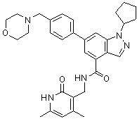 结构式 CAS# 1396772-26-1, EPZ 005687