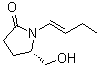 [S-(E)]-1-(1-Butenyl)-5-(hydroxymethyl)-2-pyrrolidinone molecular structure (CAS 139694-77-2)