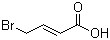 结构式 CAS# 13991-36-1, (2E)-4-溴-2-丁烯酸