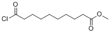 10-氯-10-氧代癸酸甲酯分子结构 (CAS 14065-32-8)