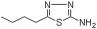 5-丁基-1,3,4-噻二唑-2-胺分子结构 (CAS 14068-54-3)
