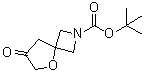 7-Oxo-5-oxa-2-azaspiro[3.4]octane-2-carboxylic acid 1,1-dimethylethyl ester molecular structure (CAS 1408075-90-0)