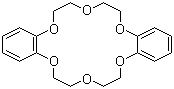 结构式 CAS# 14187-32-7, 二苯并-18-冠醚-6