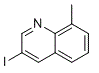 结构式 CAS# 1424245-96-4, 3-碘-8-甲基喹啉