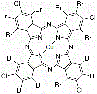 Pigment Green 36 molecular structure (CAS 14302-13-7)