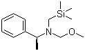 (S)-N-(Methoxymethyl)-N-[(trimethylsilyl)methyl]-1-phenylethanamine molecular structure (CAS 143140-08-3)