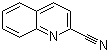 structure of CAS# 1436-43-7, Quinoline-2-carbonitrile;2-Cyanoquinoline