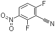 结构式 CAS# 143879-77-0, 2,6-二氟-3-硝基苯腈