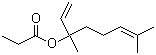 丙酸芳樟酯分子结构 (CAS 144-39-8)