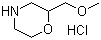 结构式 CAS# 144053-99-6, 2-(甲氧甲基)吗啉盐酸盐